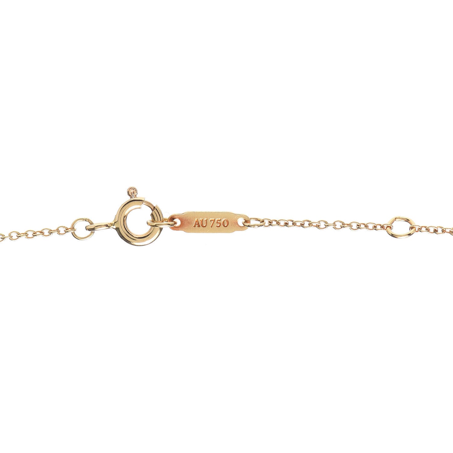 18K Yellow Gold 1837 Interlocking Circles Pendant Necklace