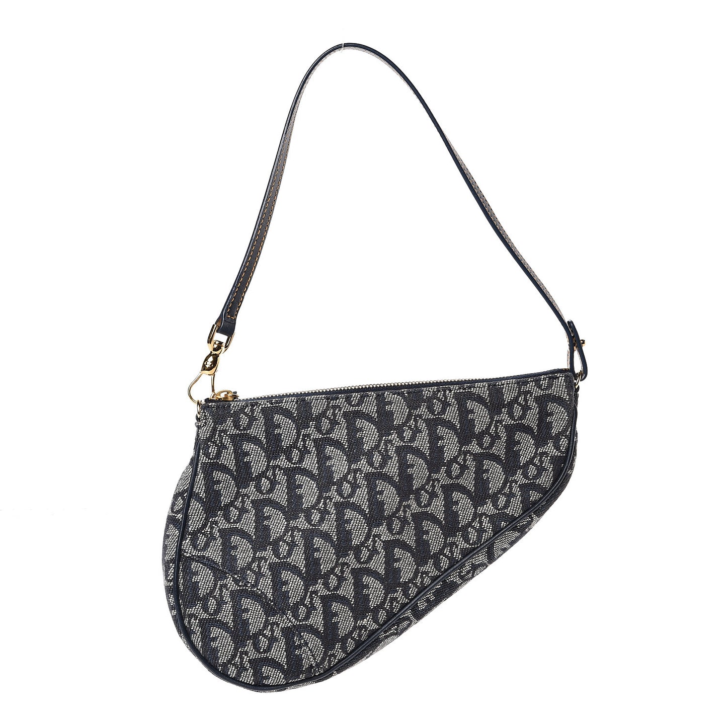 Monogram Mini Saddle Pochette Navy