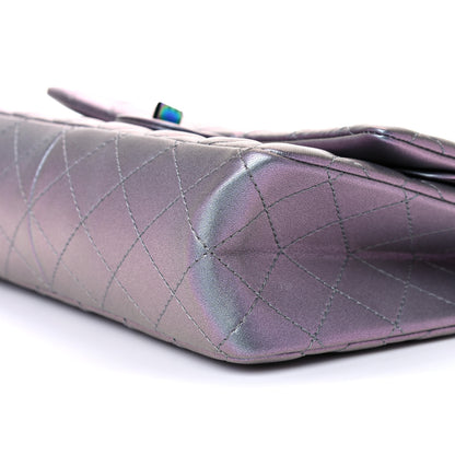 Chanel Iridescent Lambskin Quilted 2.55 Reissue 226 Flap Light Purple 9 of 12