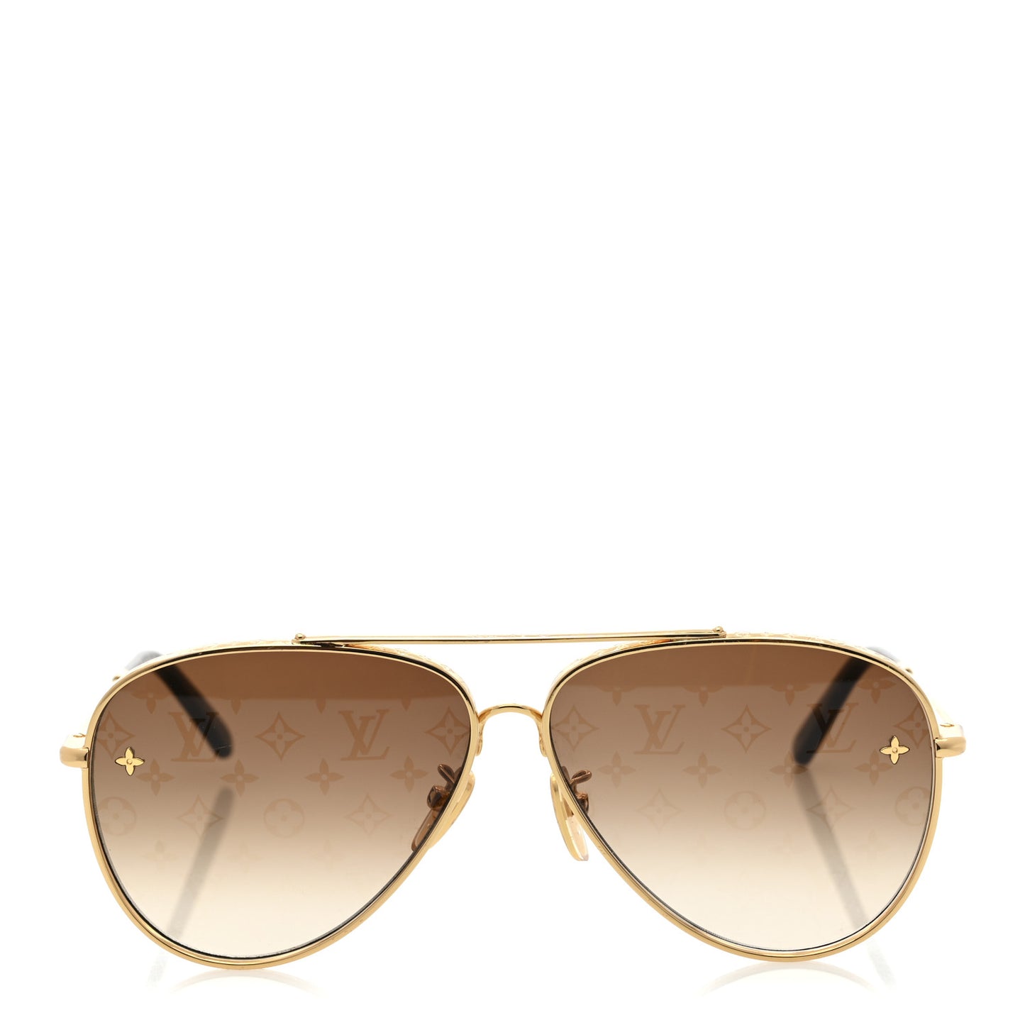 Metal Clockwise Sunglasses Z1020W Gold