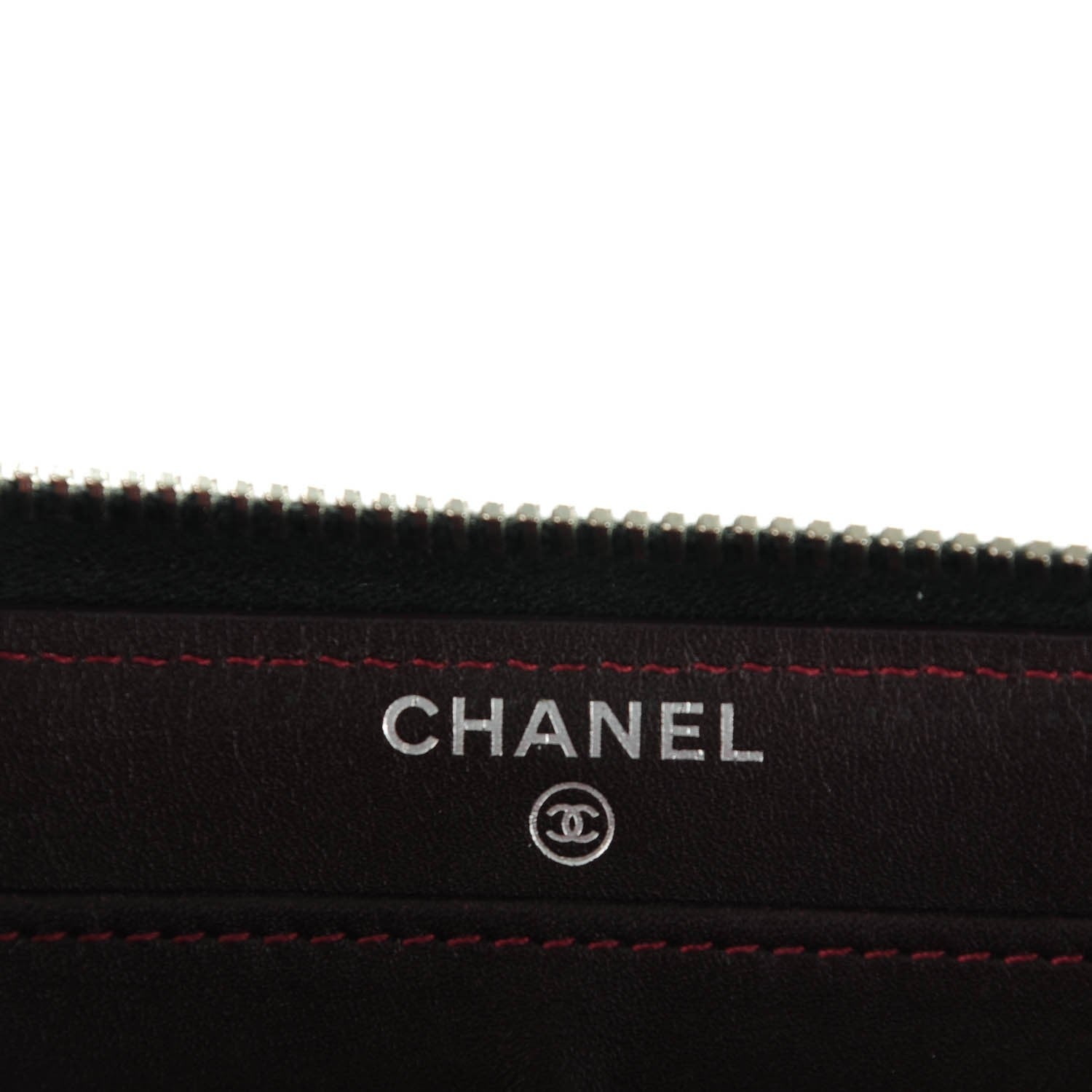 Chanel Caviar Quilted Large Gusset Zip Around Wallet Black 6 of 8