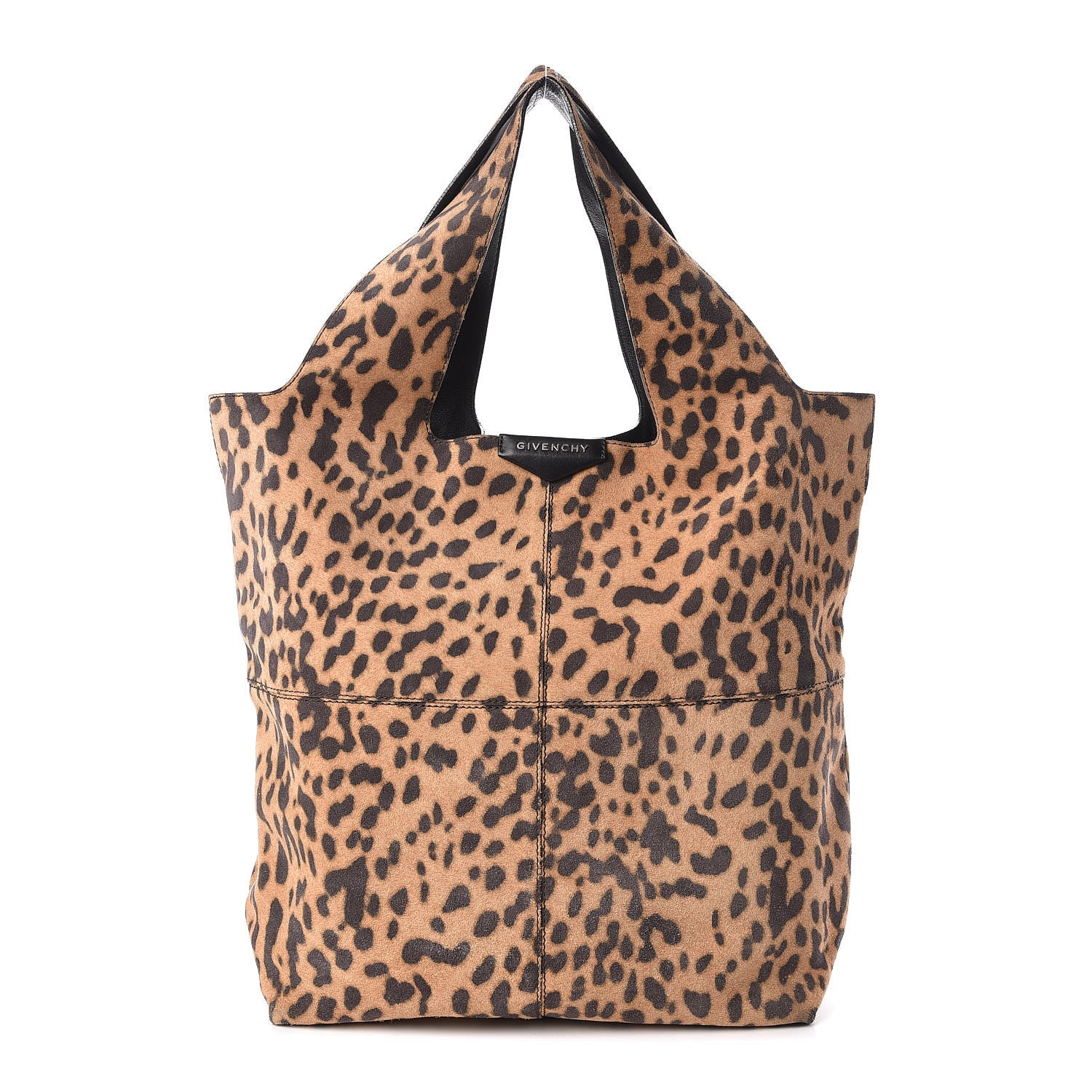Givenchy Suede Leopard Print Tote 1 of 9