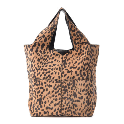 Givenchy Suede Leopard Print Tote 1 of 9