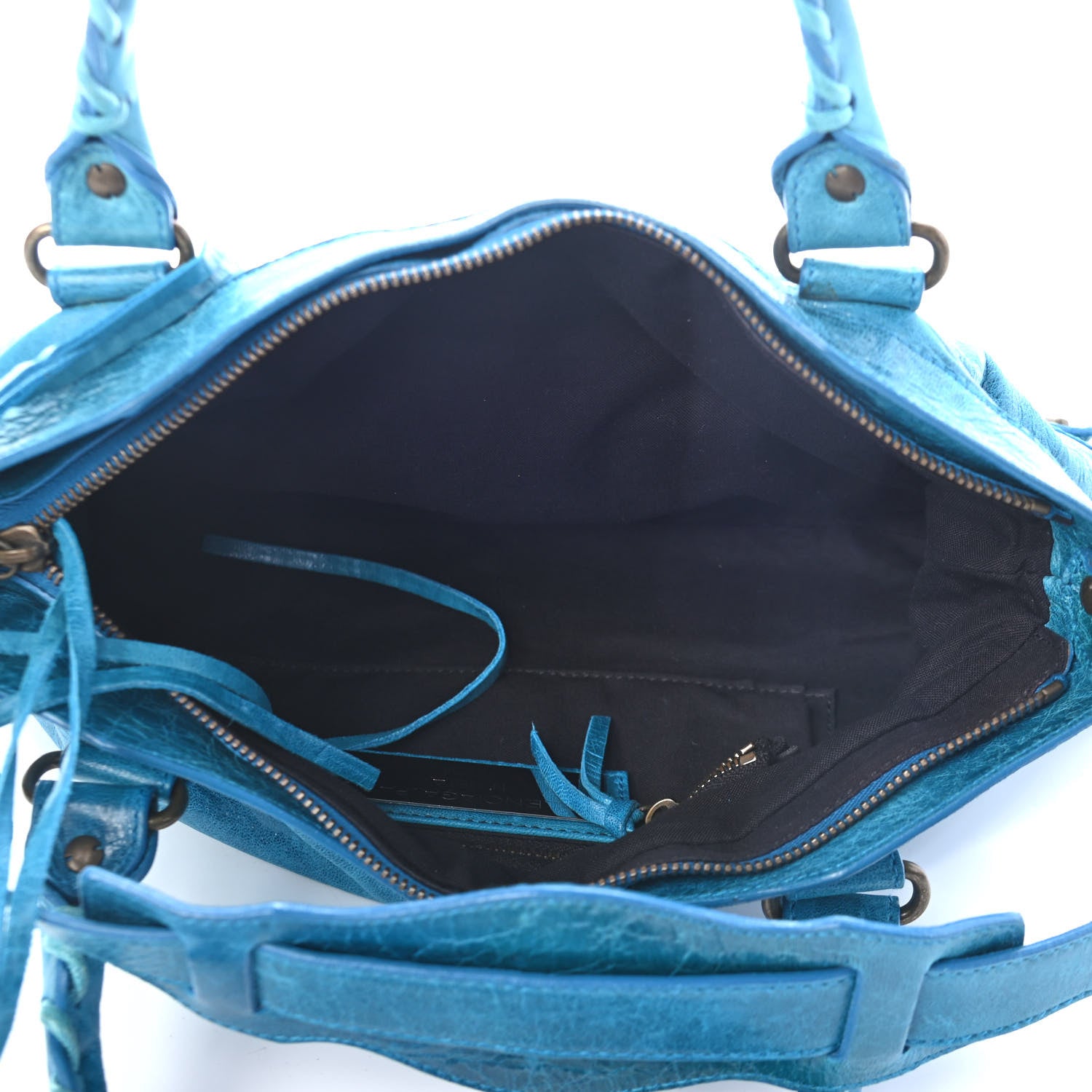Balenciaga Chevre Classic Hardware First Turquoise 4 of 5