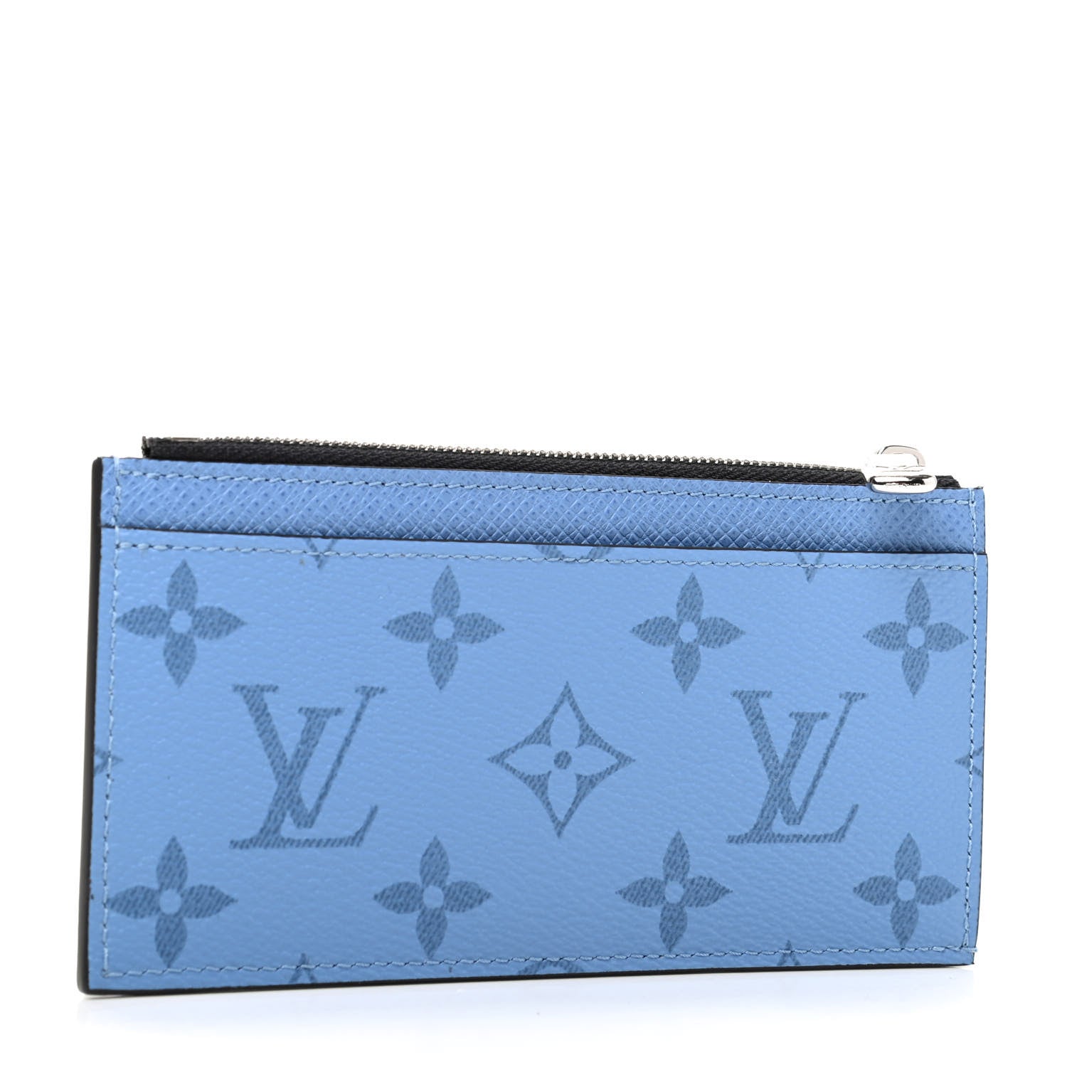 Louis Vuitton Taigarama Coin Card Holder Denim 3 of 7