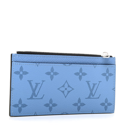 Louis Vuitton Taigarama Coin Card Holder Denim 3 of 7