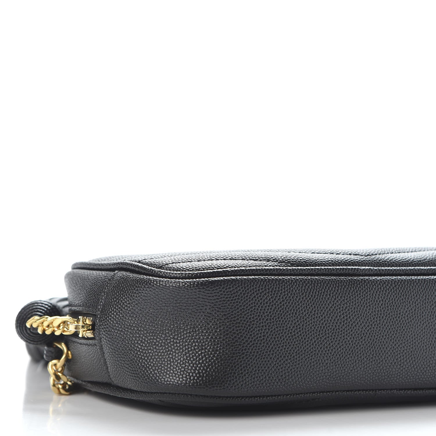 Saint Laurent Grain De Poudre Matelasse Monogram Mini Lou Camera Bag Black 7 of 10