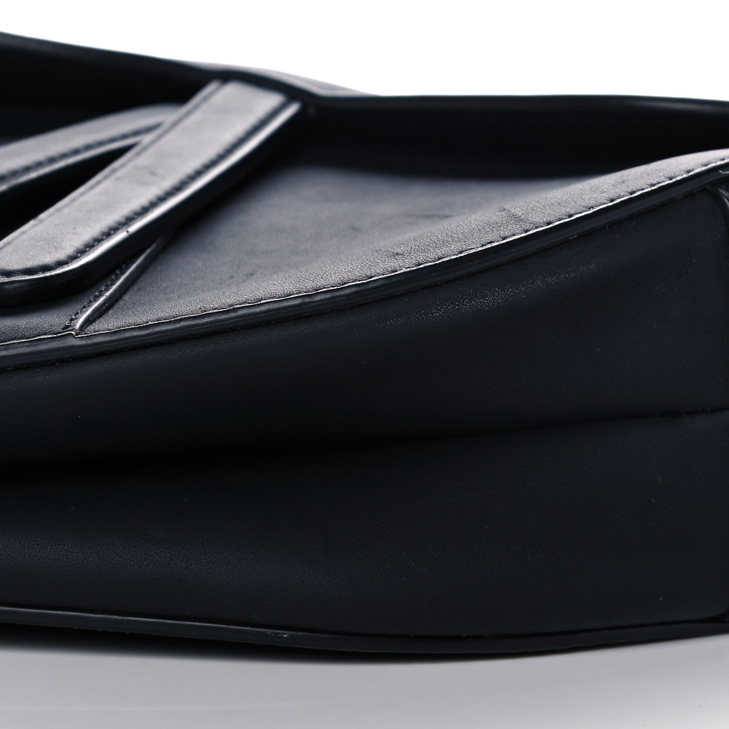 Christian Dior Ultra Matte Calfskin Saddle Bag Black 10 of 15