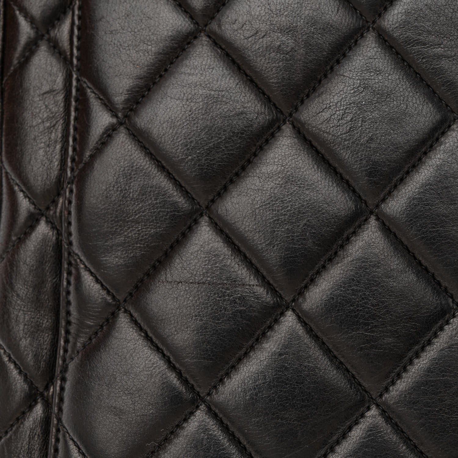 Chanel Lambskin Quilted CC Flap Shoulder Bag Black 12 of 13