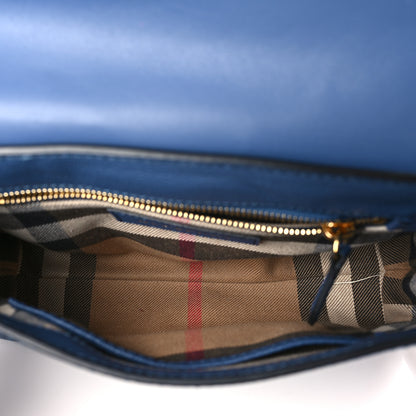 Burberry Soft Grain Calfskin Small Medley Crossbody Steel Blue 5 of 8