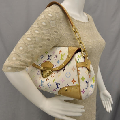 Louis Vuitton Monogram Multicolor Beverly MM White 2 of 7
