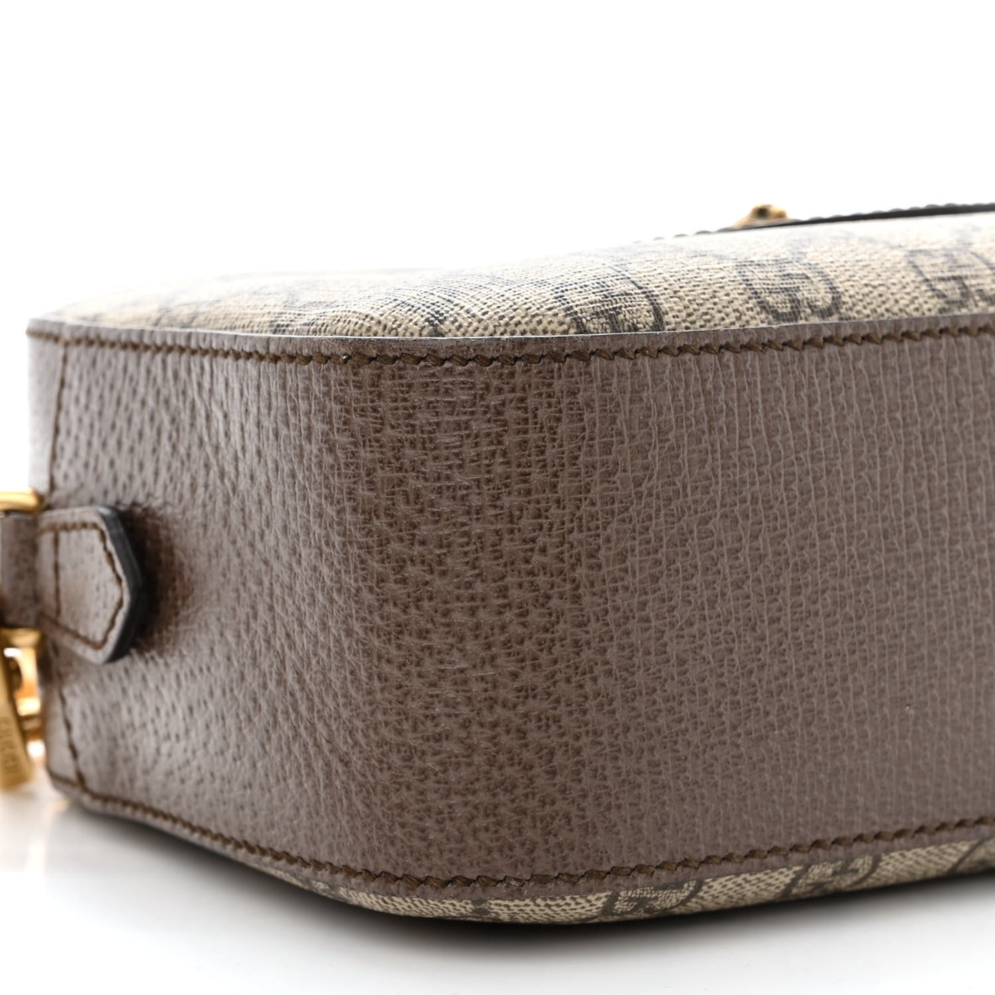GG Supreme Monogram Web Neo Vintage Shoulder Bag Beige New Acero Crop