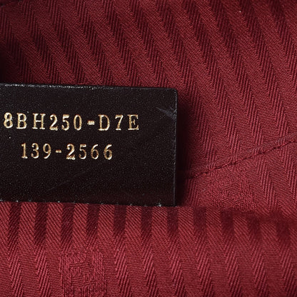Fendi Vitello Elite Regular 2Jours Tote Rosso Scuro Ciliegia 7 of 11