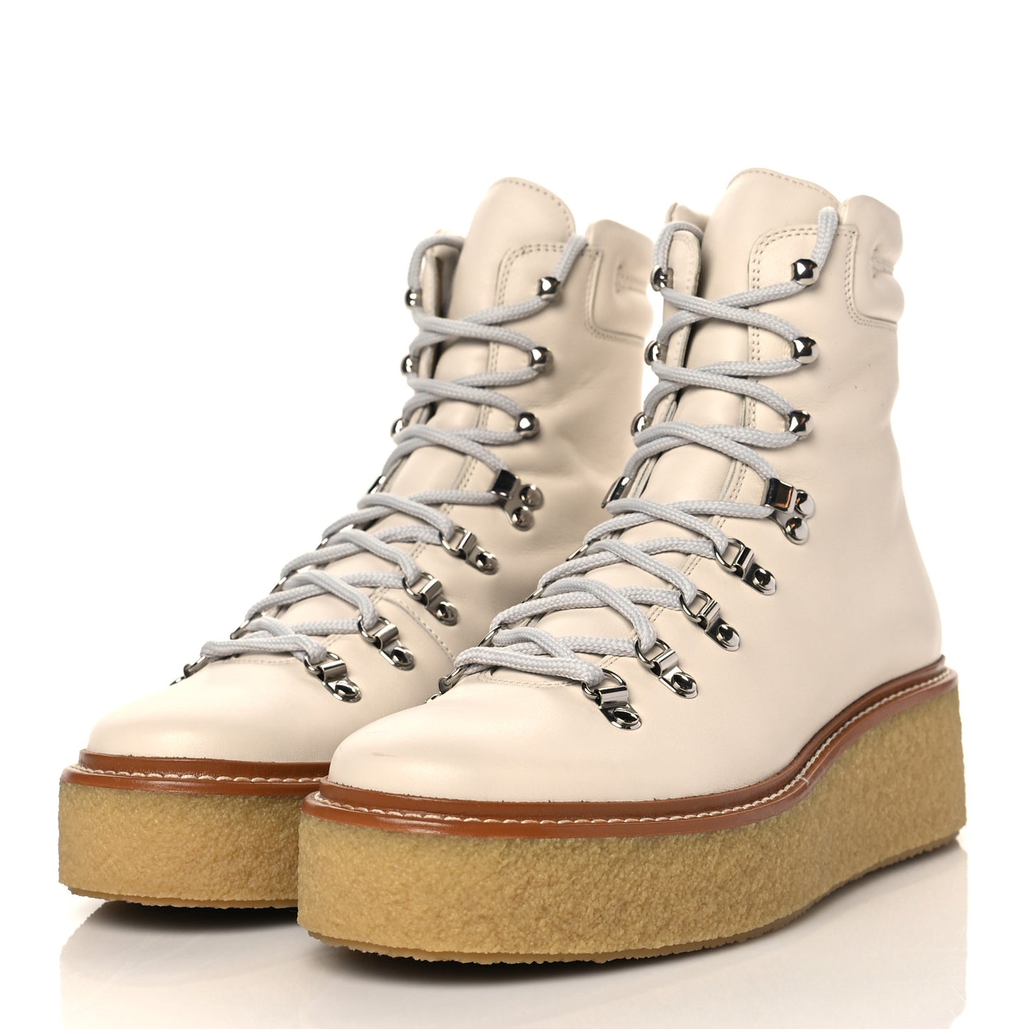 Calfskin Discovery Ankle Boot 39 White