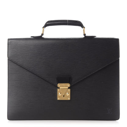 Louis Vuitton Epi Serviette Conseiller Briefcase Black 1 of 8