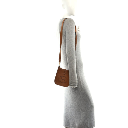 Hermes Taurillon Clemence Evelyne TPM Gold 2 of 11