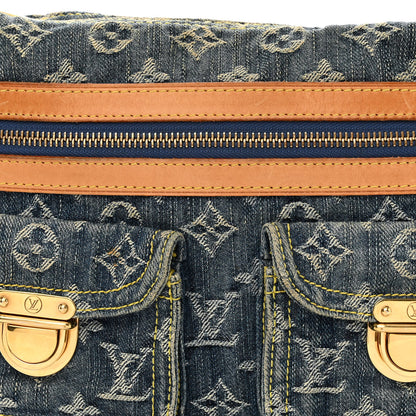 Louis Vuitton Monogram Denim Baggy PM Blue 8 of 12