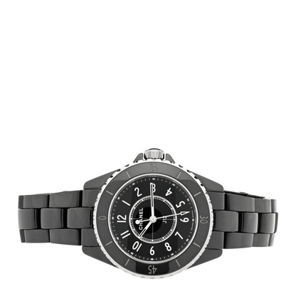 Chanel Stainless Steel Ceramic 33mm J12 Quartz Watch Black 2 of 4