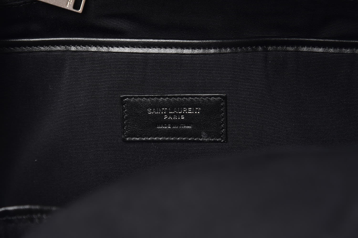 Saint Laurent Canvas Sequins Mini City Backpack Black Silver 6 of 8