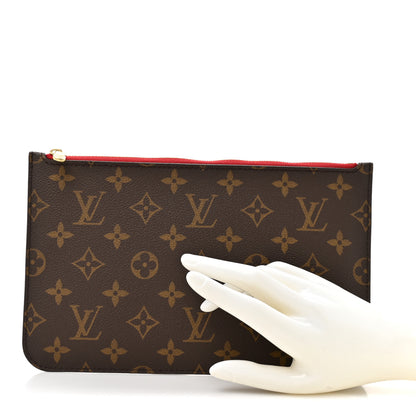 Louis Vuitton Monogram Neverfull MM GM Pochette Pivoine 2 of 6
