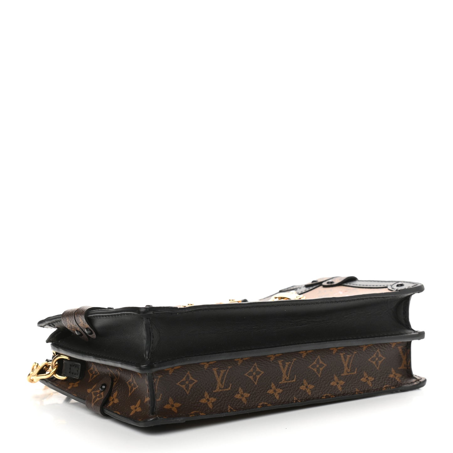Reverse Monogram Trunk Clutch