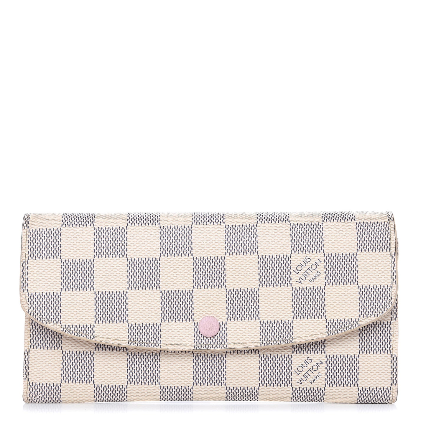 Damier Azur Emilie Wallet Rose Ballerine
