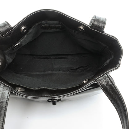 Chanel Patent CC Flap Tote Black 5 of 12