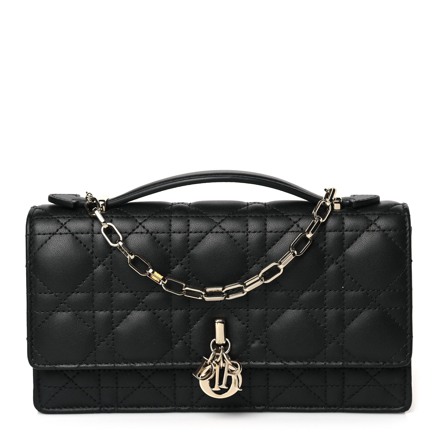 Lambskin Cannage Mini My Dior Bag Black