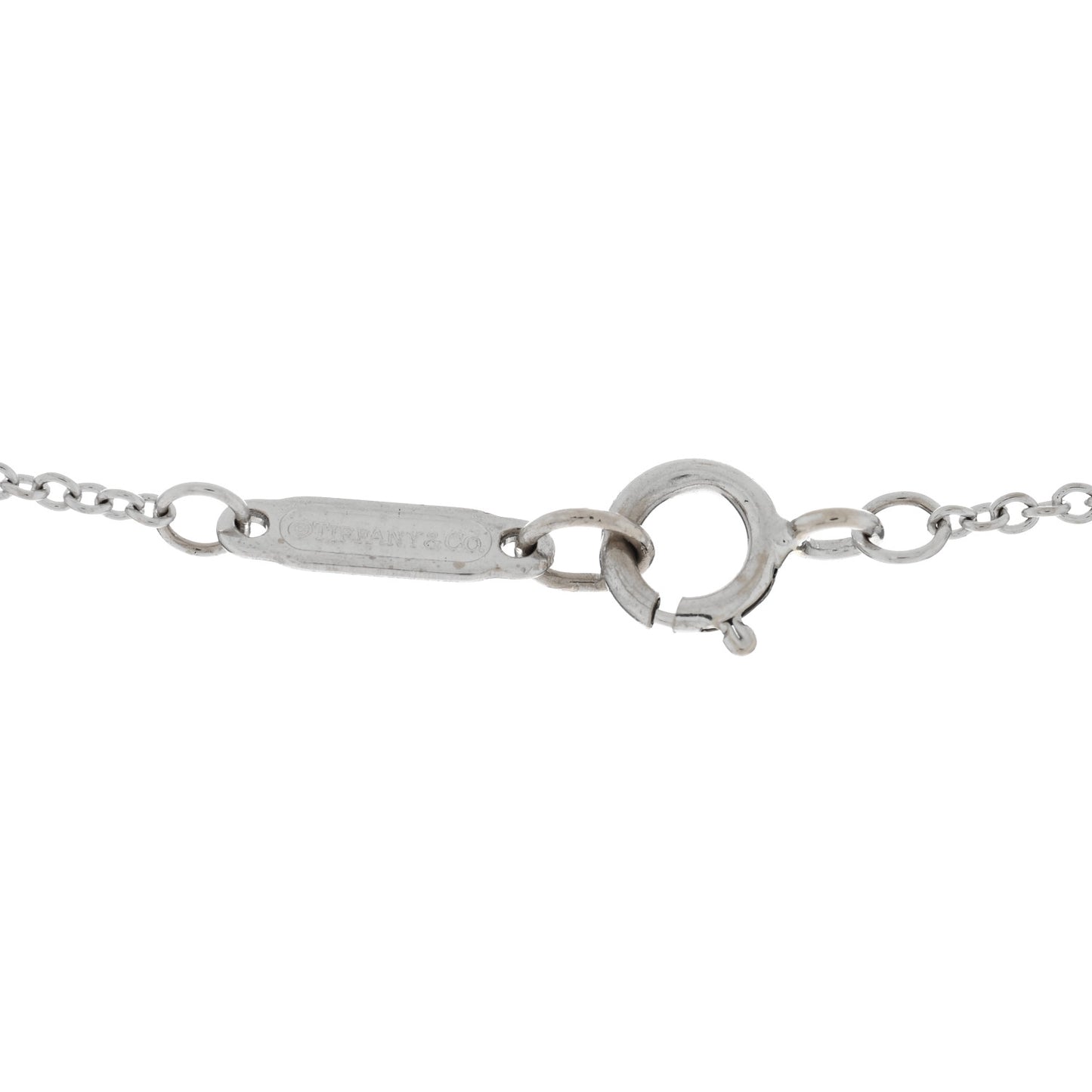 18K White Gold Chain Necklace 18"