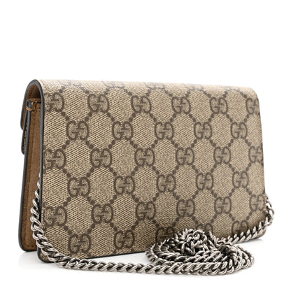 Gucci GG Supreme Monogram Super Mini Dionysus Shoulder Bag Taupe 3 of 10