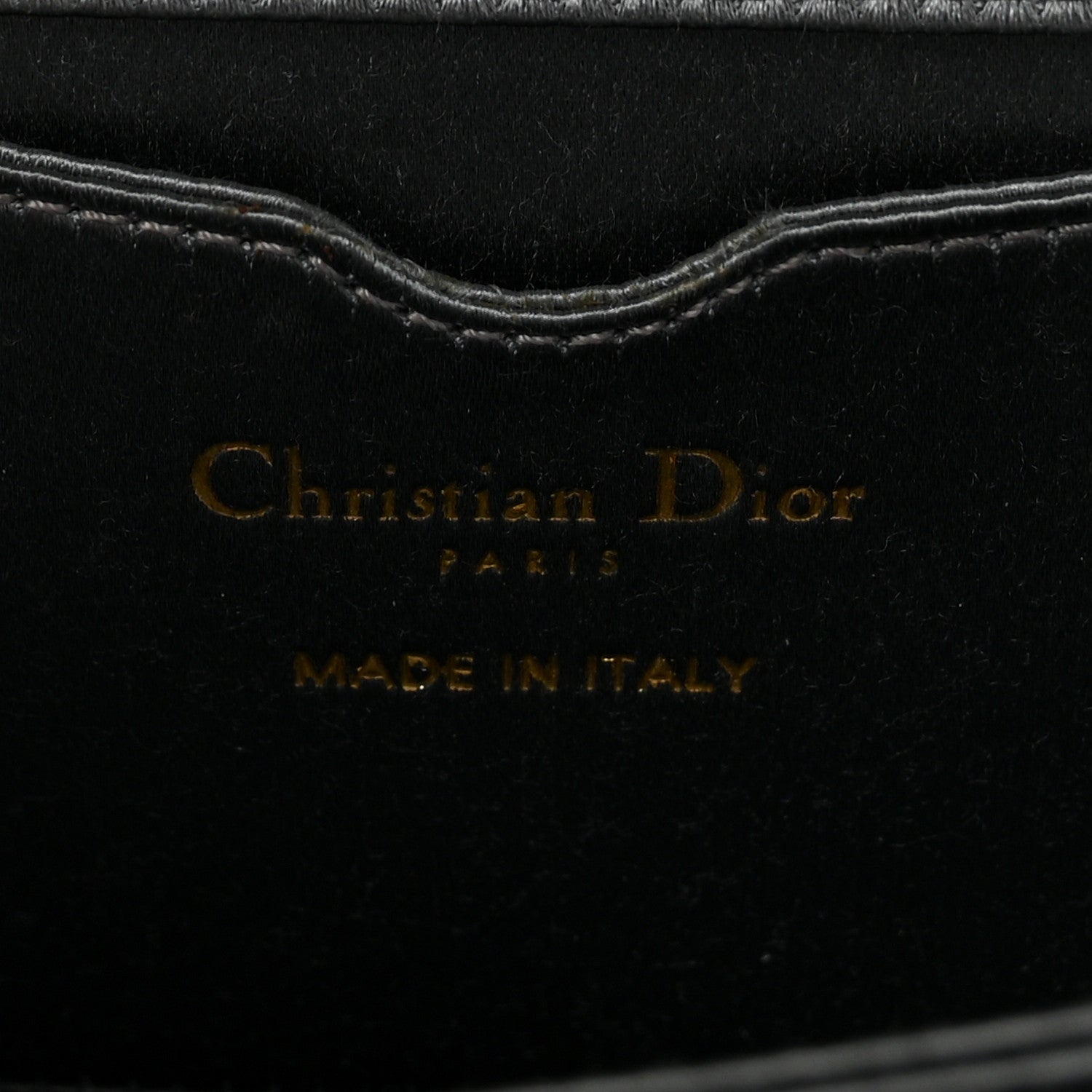 Christian Dior Satin Bee Clutch Light Iron 6 of 8