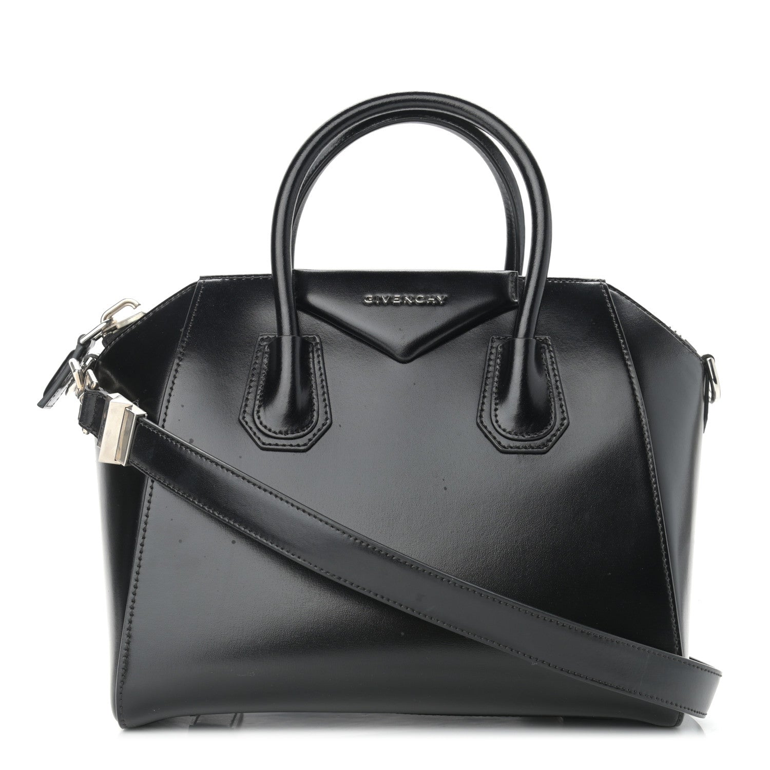 Givenchy Shiny Lord Calfskin Small Antigona Black 1 of 13