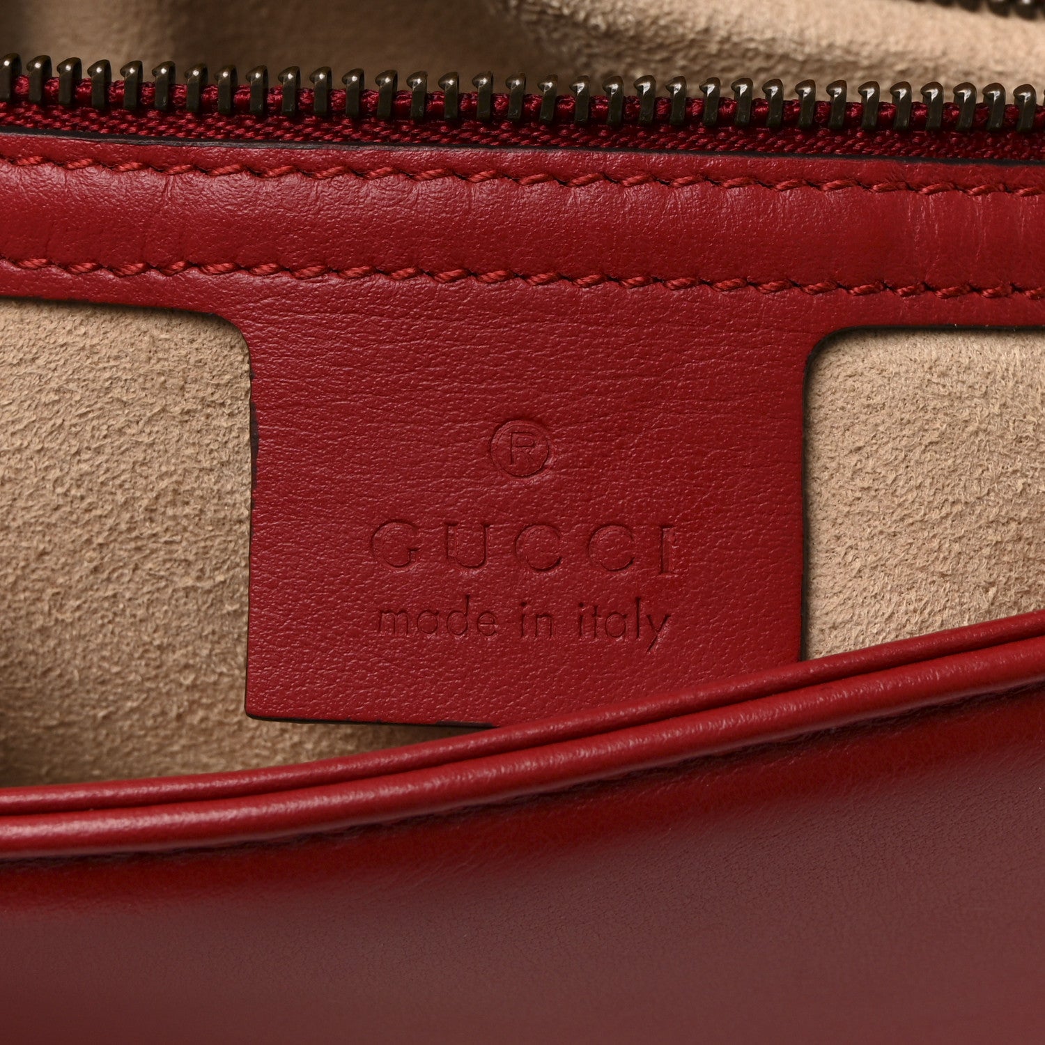 Gucci Calfskin Matelasse Small GG Marmont Shoulder Bag Hibiscus Red 6 of 10
