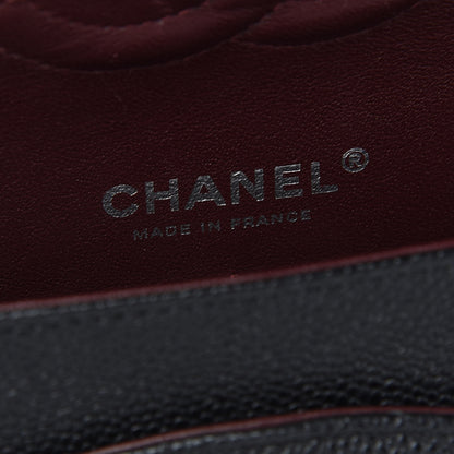 Chanel Caviar Quilted Medium Double Flap Black 6 of 10