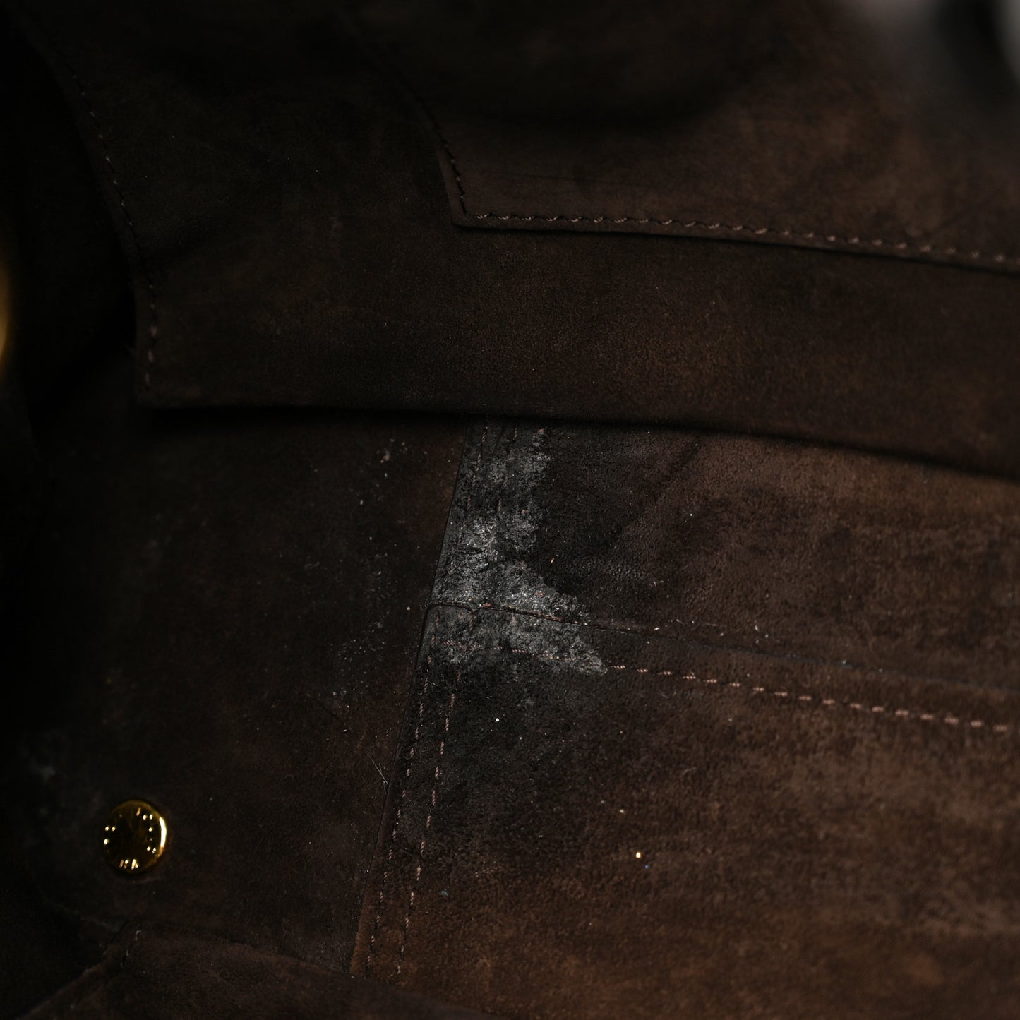 Veau Cachemire Tote W PM Chocolate