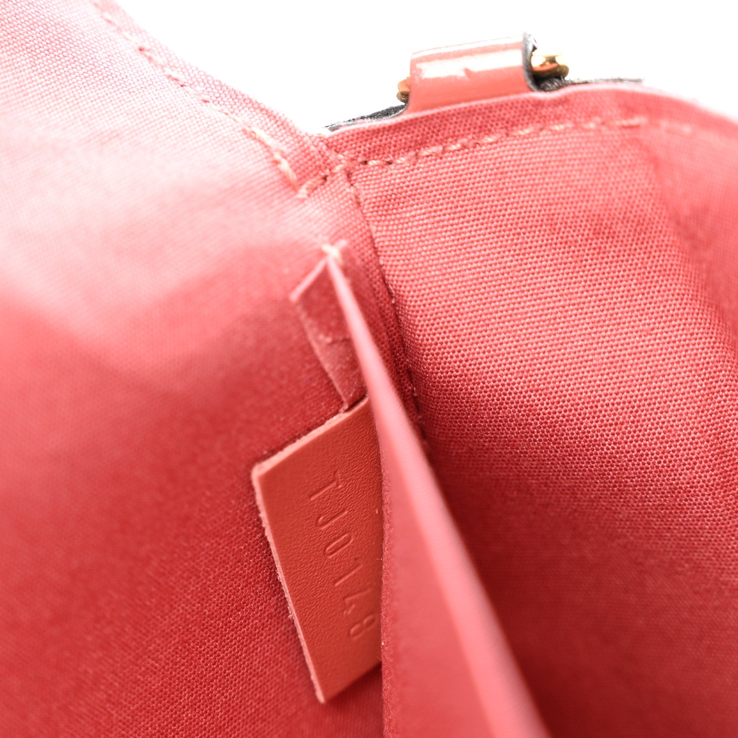 Louis Vuitton Vernis Valentine Dog Pochette Felicie Chain Wallet Pink 8 of 12