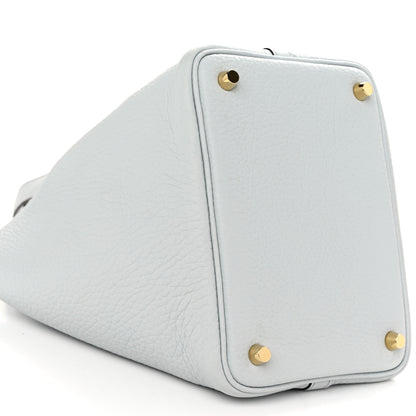 Hermes Taurillon Clemence Picotin Lock 18 PM Bleu Pale 8 of 10