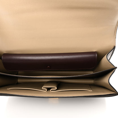Celine Smooth Calfskin Medium Case Chain Flap Burgundy 5 of 10