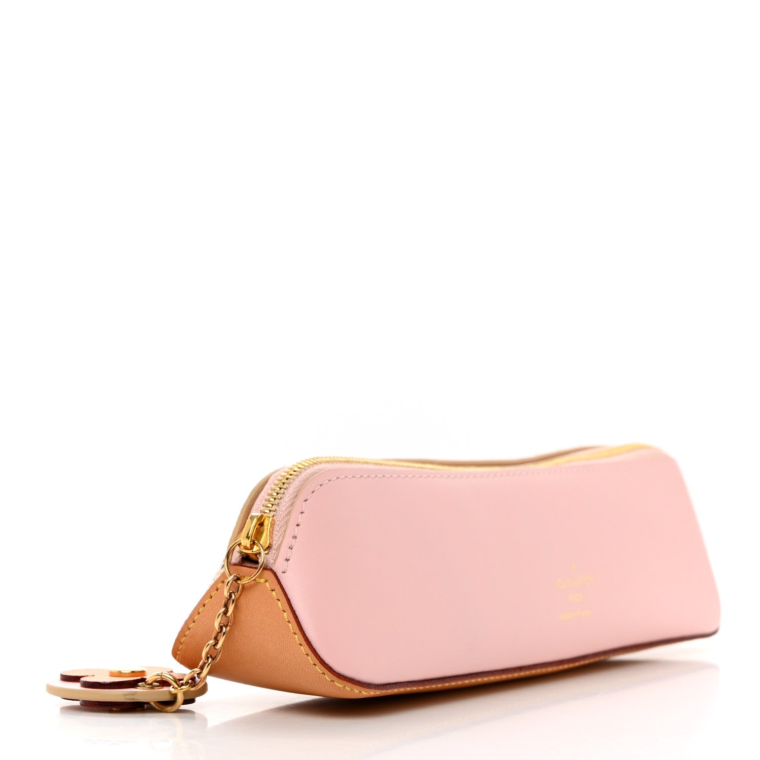 Louis Vuitton Damier Azur Elizabeth Pencil Pouch Rose Ballerine 3 of 7