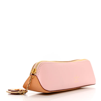 Louis Vuitton Damier Azur Elizabeth Pencil Pouch Rose Ballerine 3 of 7