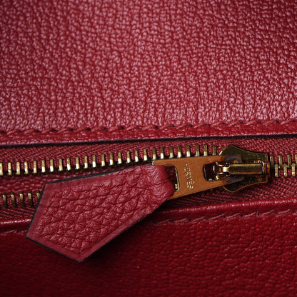 Hermes Togo Birkin 35 Rouge Grenat 17 of 36