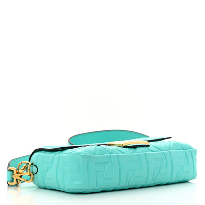 Fendi Nappa FF 1974 Embossed Baguette Tiffany 4 of 13