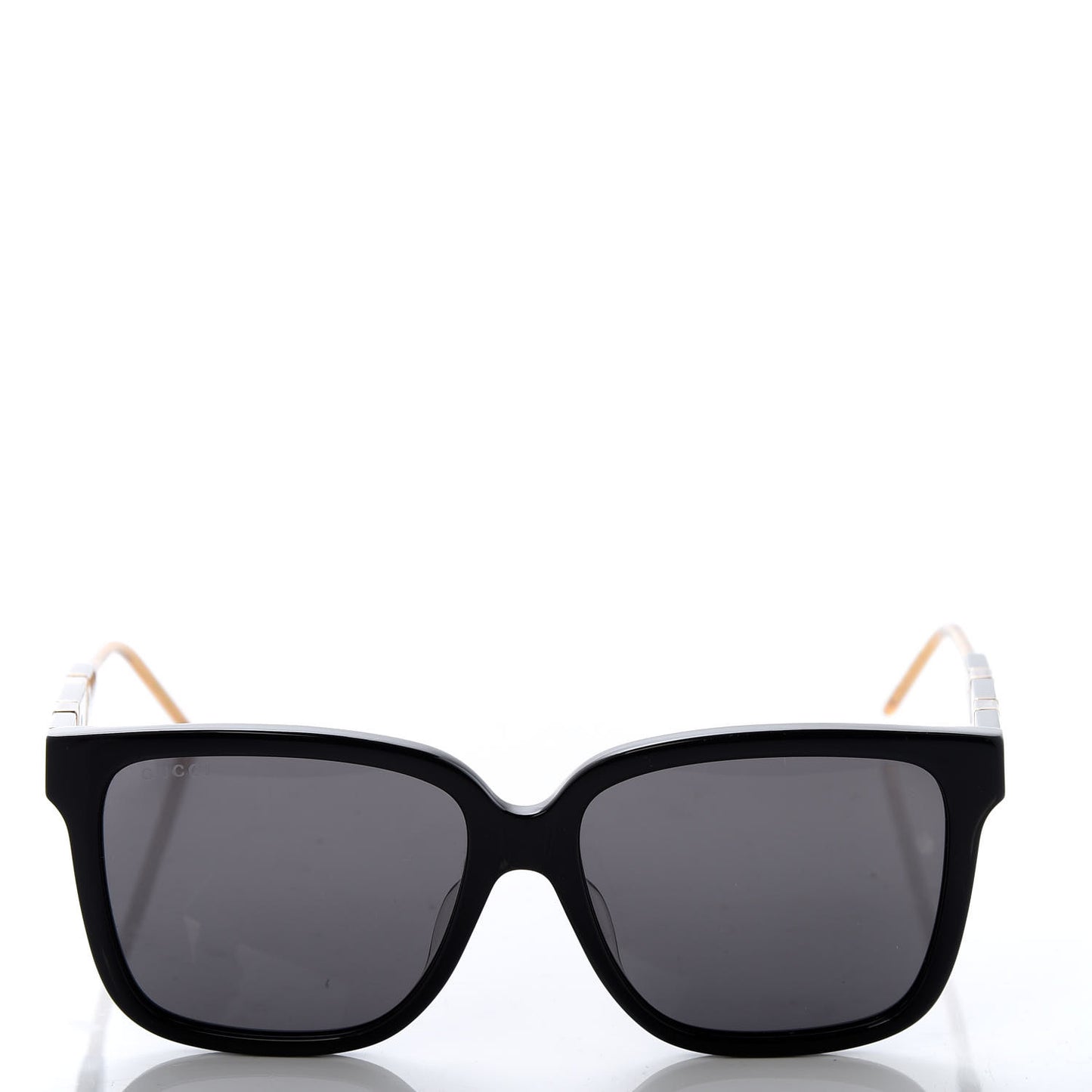 Acetate Square Sunglasses GG0599SA Black Tortoiseshell Pearlescent