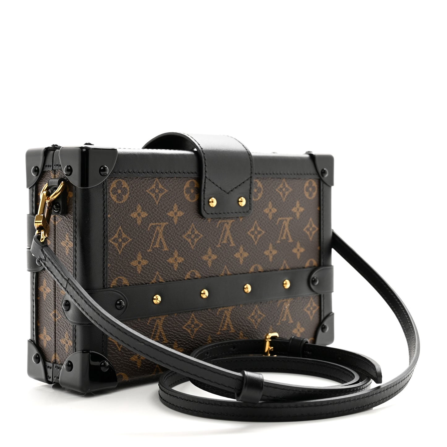 LOUIS VUITTON Monogram Petite Malle Black