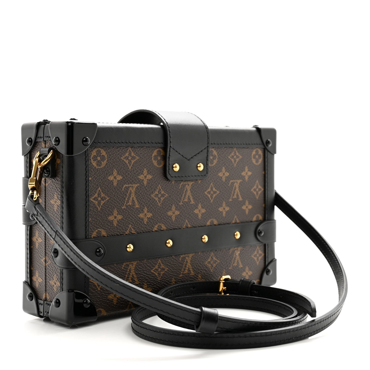 Louis Vuitton LOUIS VUITTON Monogram Petite Malle Black 3 of 10