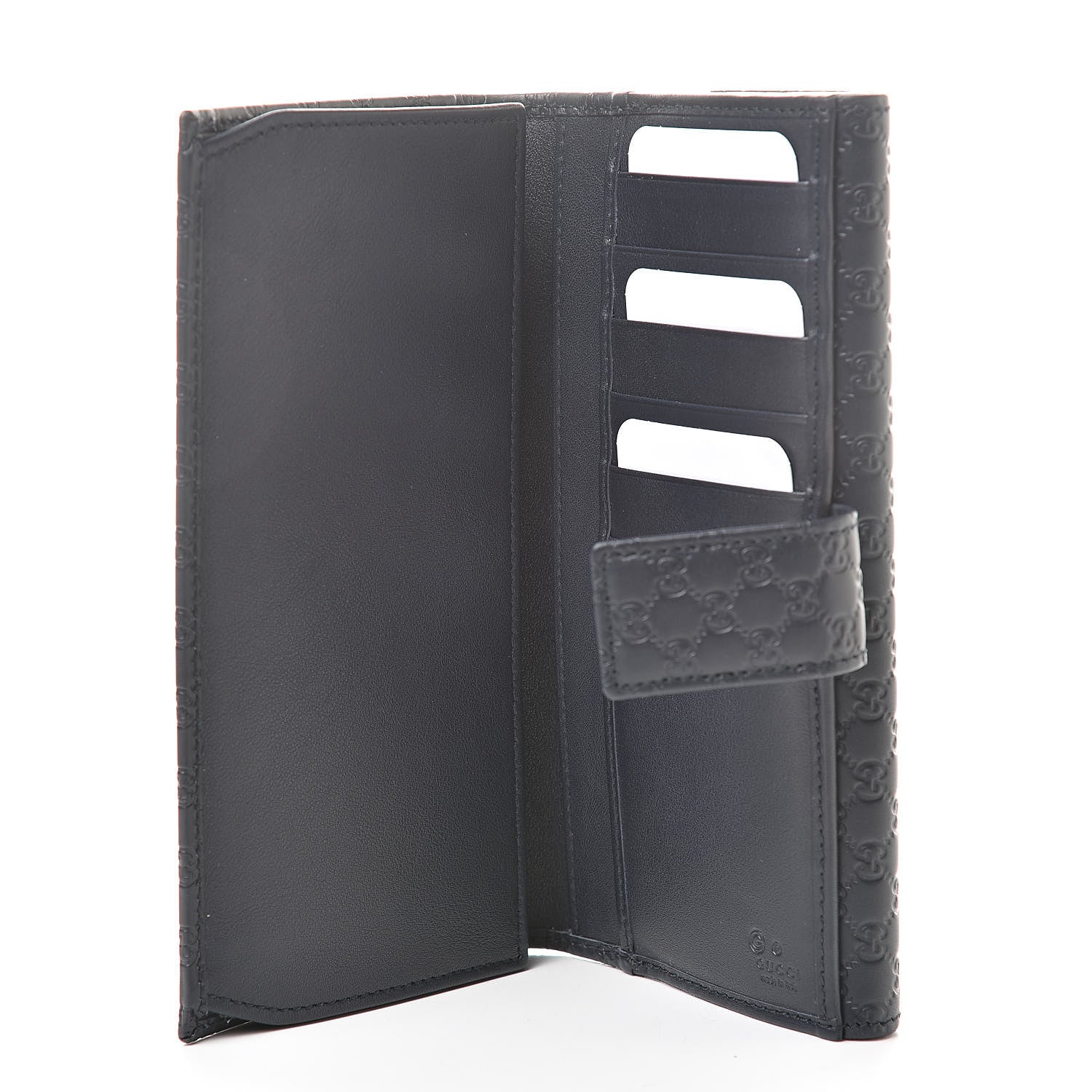 Gucci Microguccissima Continental Flap Wallet Navy 6 of 9