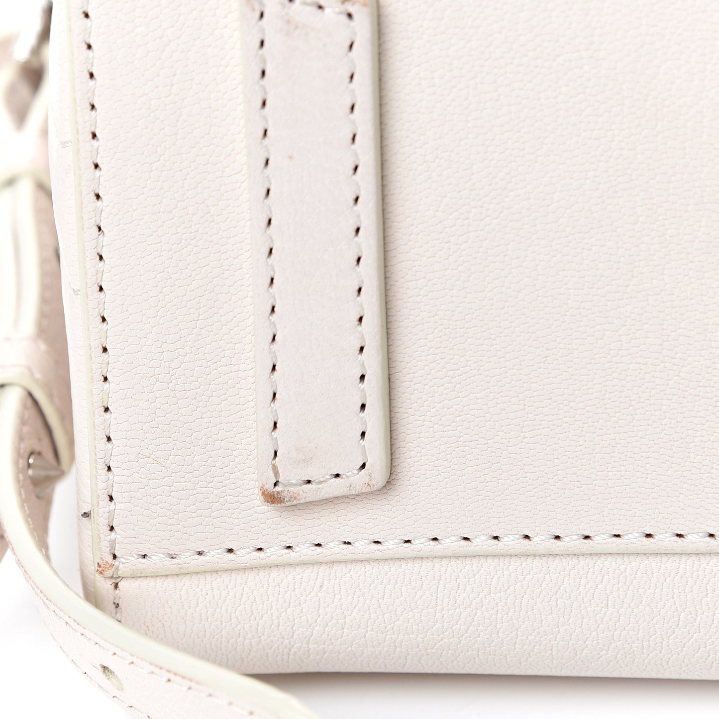 Sugar Goatskin Mini Antigona White