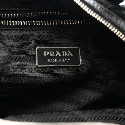 Prada Tessuto Nylon Quilted Shoulder Bag Black 6 of 10