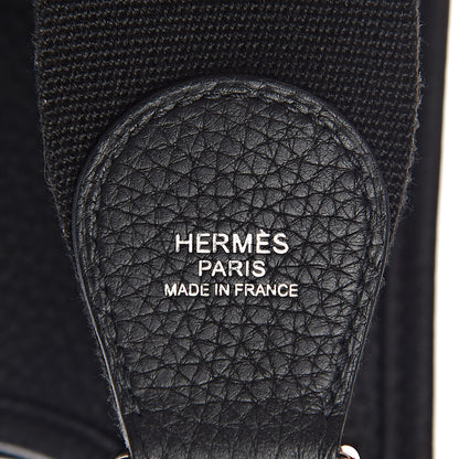 Hermes Taurillon Clemence Evelyne III PM Black 10 of 14