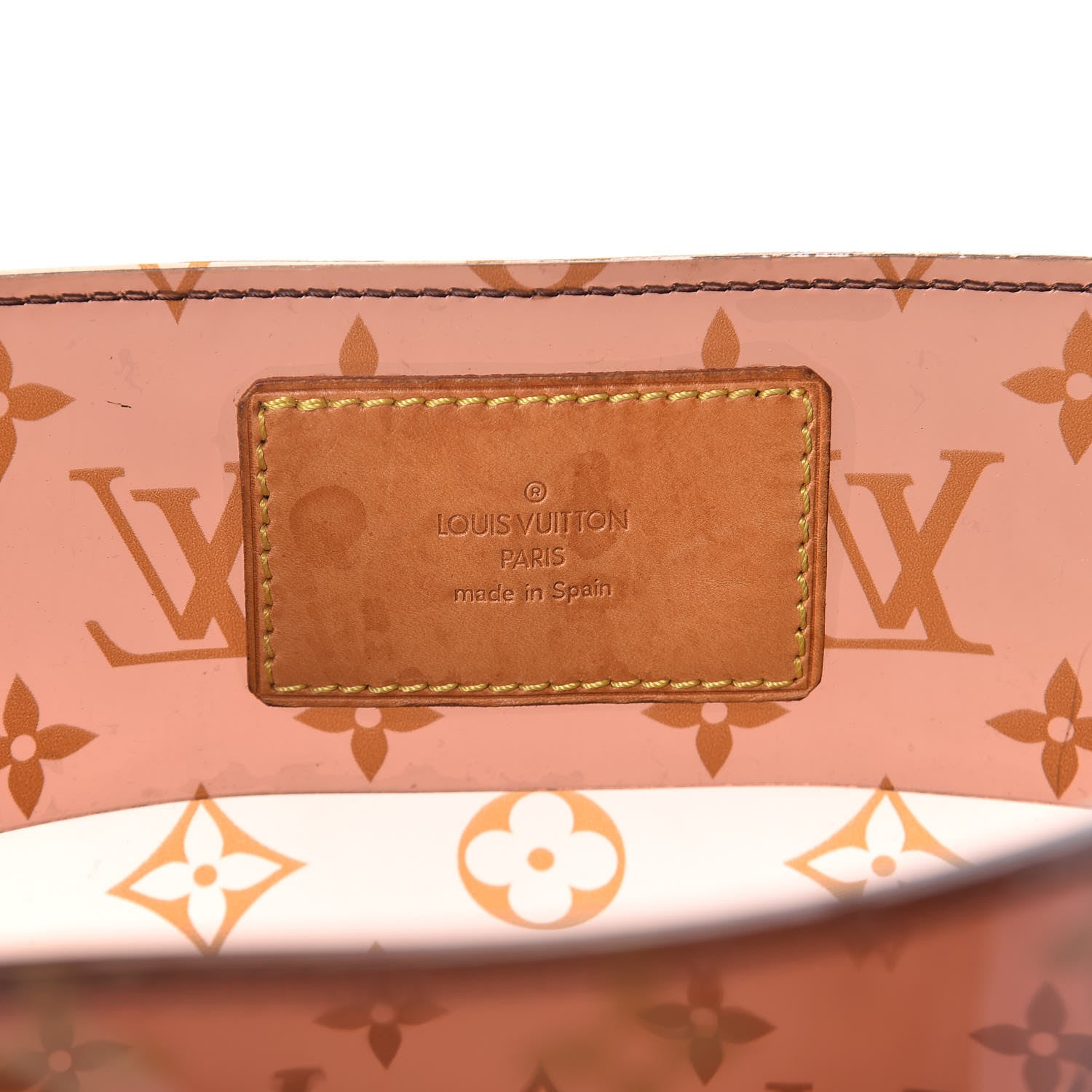Louis Vuitton Vinyl Cabas Sac Ambre MM 6 of 11